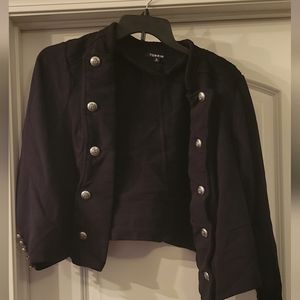 Torrid Plus Size 3x Cropped Sweater Blazer